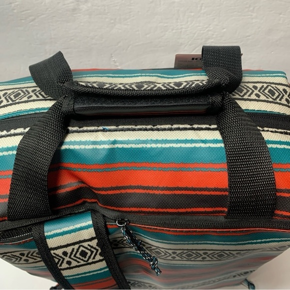 Igloo MaxCold 30 Can Backpack Cooler Tote Bag Soft Side Western Print NWT main image 9